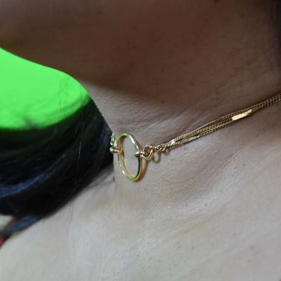 American Eagle choker necklace